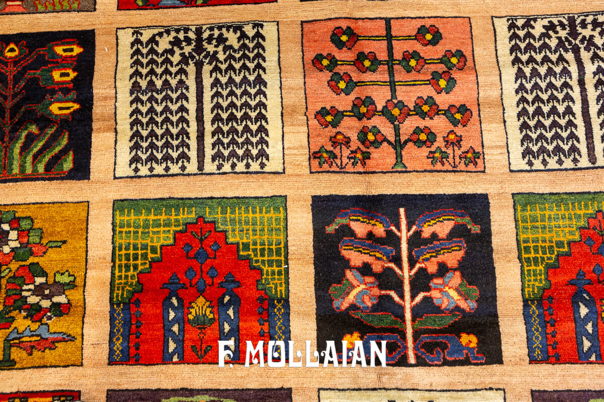 Bakhtiari Rug Very Large Garden Design n°:818996